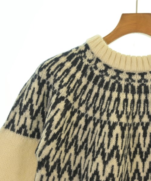 GUERNSEY WOOLLENS （ガンジーウーレンズ）ニット・セーター 白 サイズ:M レディース/2200637794107