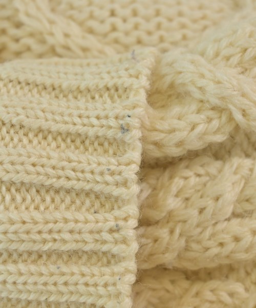 GUERNSEY WOOLLENS （ガンジーウーレンズ）ニット・セーター 白 サイズ:44(S位) メンズ/2200632546176