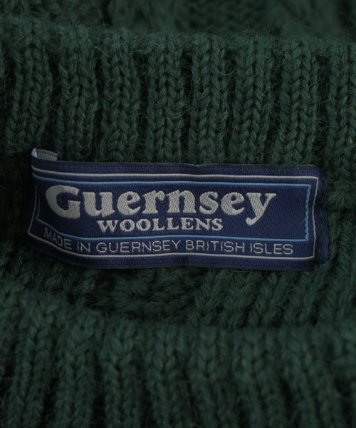 GUERNSEY WOOLLENS （ガンジーウーレンズ）ニット・セーター 緑 サイズ:34(XS位) レディース/2200729817011