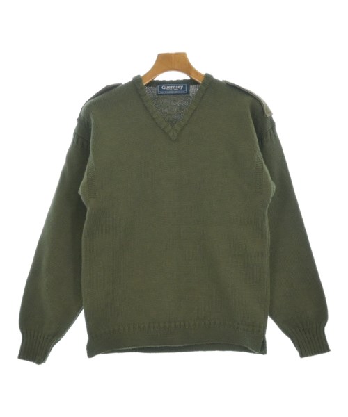 GUERNSEY WOOLLENS (ガンジーウーレンズ)ニット・セーター カーキ サイズ:-(XS位)/2200680996107