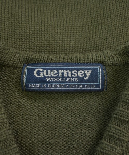 GUERNSEY WOOLLENS （ガンジーウーレンズ）ニット・セーター カーキ サイズ:-(XS位) メンズ/2200680996107