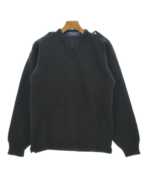 GUERNSEY WOOLLENS (ガンジーウーレンズ)ニット・セーター 紺 サイズ:40(M位)/2200680996114