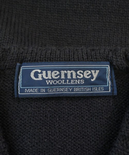 GUERNSEY WOOLLENS （ガンジーウーレンズ）ニット・セーター 紺 サイズ:40(M位) メンズ/2200680996114