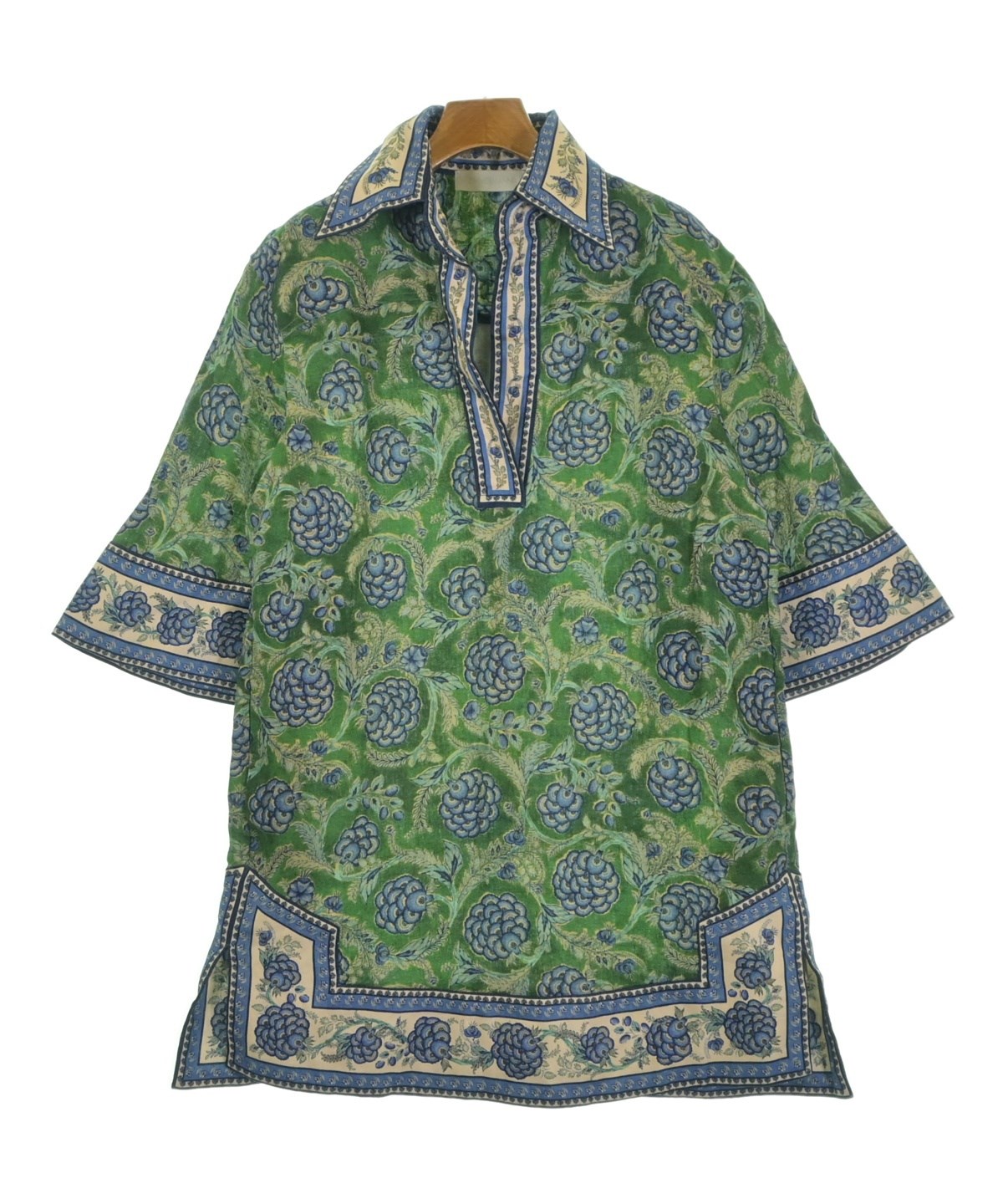 MARGE マージ ブラウス M 緑 【古着】【中古】【送料無料】 MARGE マージ ブラウス M 緑 【古着】【中古】【送料無料】の通販 by