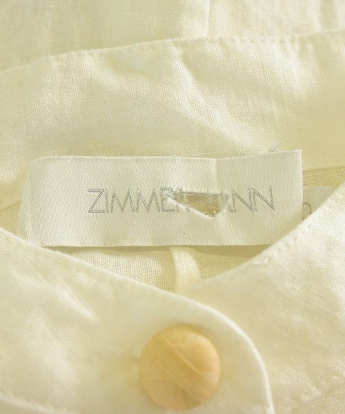 ZIMMERMANN（ジマーマン）シャツワンピース 白 サイズ:0(XS位) レディース/2200675596039