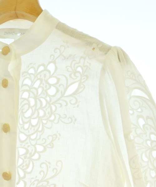 ZIMMERMANN（ジマーマン）シャツワンピース 白 サイズ:0(XS位) レディース/2200675596039
