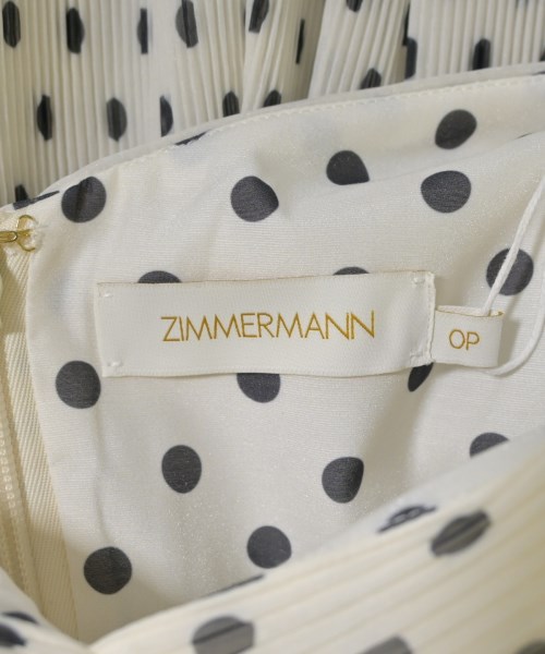 ZIMMERMANN（ジマーマン）ワンピース 白 サイズ:0(XS位) レディース/2200699720069