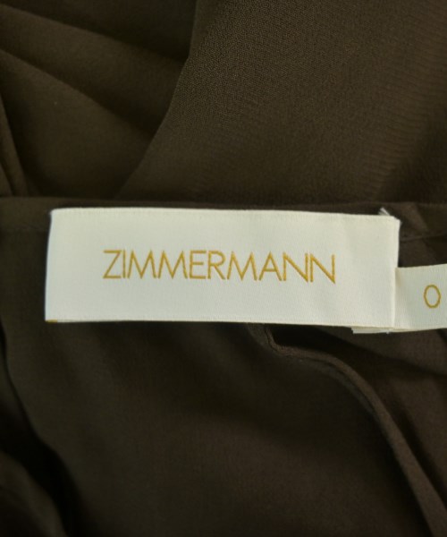 ZIMMERMANN（ジマーマン）ワンピース 茶 サイズ:0(S位) レディース/2200718429065