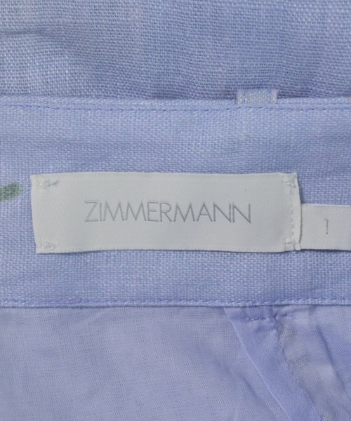 ZIMMERMANN（ジマーマン）ショートパンツ 青 サイズ:1(S位) レディース/2200685564202