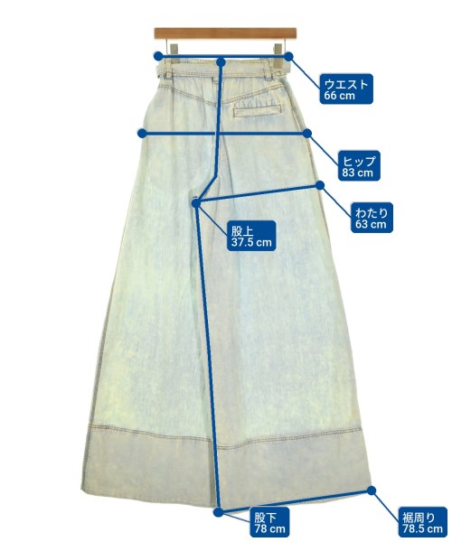 ZIMMERMANN（ジマーマン）デニムパンツ 青 サイズ:0(XS位) レディース/2200685564226