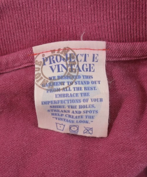 Project e vintage（プロジェクトイーヴィンテージ）ポロシャツ 赤 サイズ:L メンズ/2200647405093