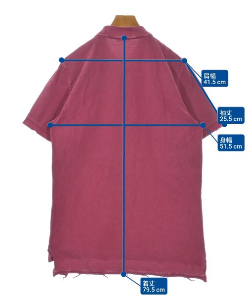 Project e vintage（プロジェクトイーヴィンテージ）ポロシャツ 赤 サイズ:L メンズ/2200647405093