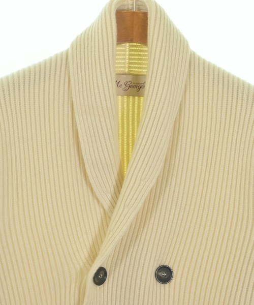 Mc George（マックジョージ）カーディガン 白 サイズ:50(XL位) メンズ/2200658043048