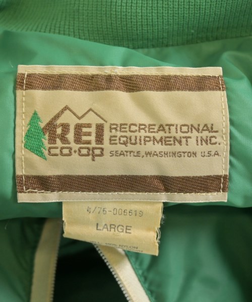 REI（アールイーアイ）ダウンジャケット/ダウンベスト 緑 サイズ:L メンズ/2200620166027