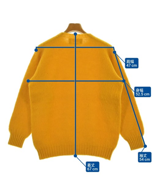 Peter Blance（ピーターバランス）ニット・セーター 黄 サイズ:M メンズ/2200647957042