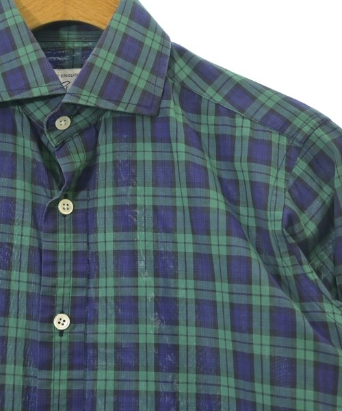 CLEEVE OF LONDON（クリーブオブロンドン）ドレスシャツ 緑 サイズ:14 1/2(XS位) メンズ/2200670155132