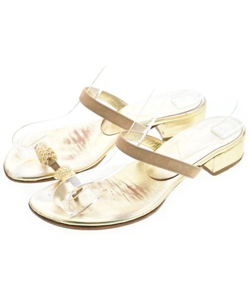 il Sandalo of Capri(イルサンダーロカプリ)サンダル ゴールド サイズ:EU35(21.5cm位)/2200694851065