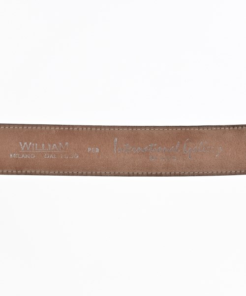 WILLIAM（ウイリアム）ベルト 茶 サイズ:- メンズ/2200692511329