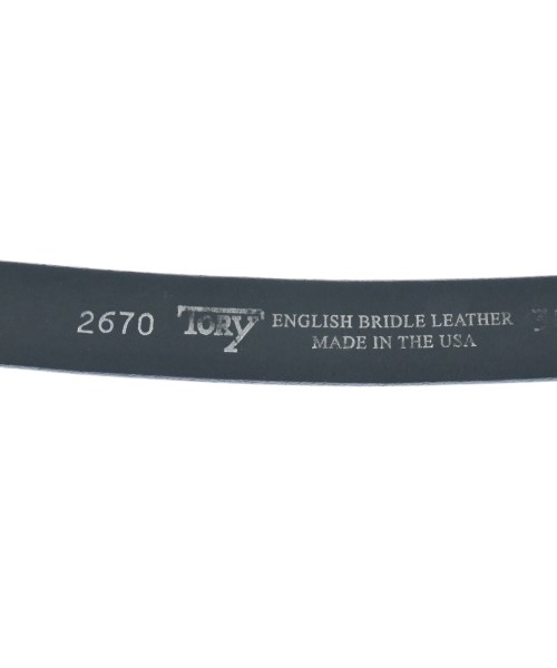 TORY LEATHER（トリーレザー）ベルト 黒 サイズ:34 メンズ/2200619420055