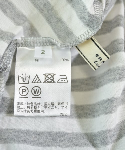 ensuite（エンスウィート）Tシャツ・カットソー 白 サイズ:2(M位) レディース/2200628736062
