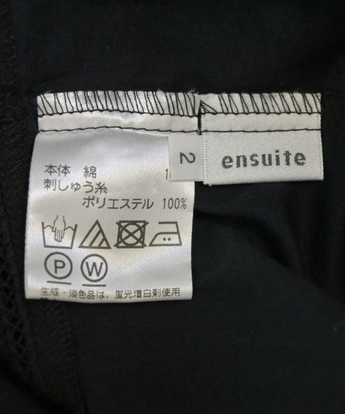 ensuite（エンスウィート）シャツワンピース 黒 サイズ:2(M位) レディース/2200693585046