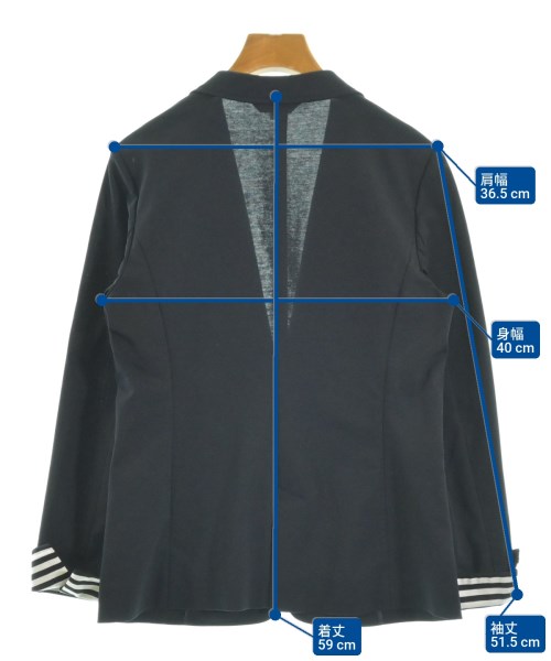 ensuite（エンスウィート）カジュアルジャケット 黒 サイズ:2(M位) レディース/2200662609070