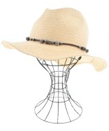 Vincent Pradier（ヴァンサンプラディエ）ストローハット ベージュ サイズ:- レディース/2200682919135