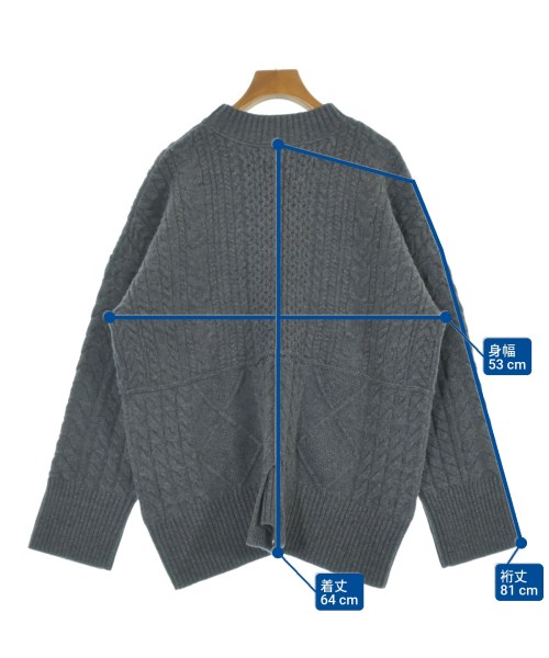 SALT.（ソルト）ニット・セーター グレー サイズ:38(M位) レディース/2200673512079