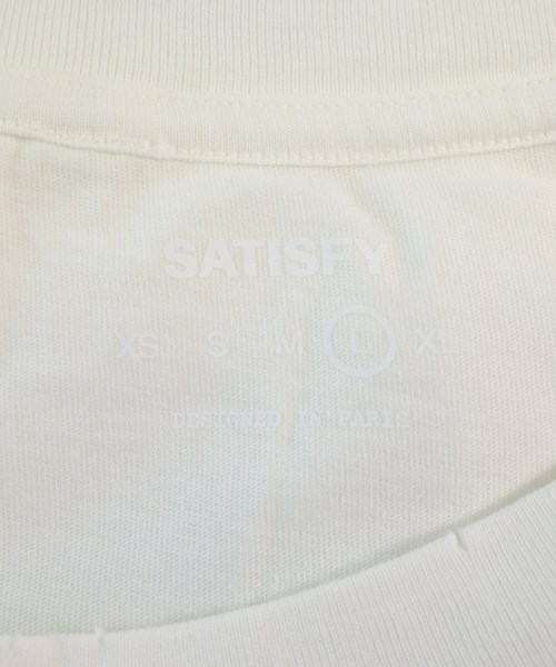 SATISFY（サティスファイ）Tシャツ・カットソー 白 サイズ:L メンズ/2200620793087