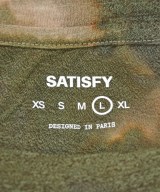 SATISFY（サティスファイ）Tシャツ・カットソー カーキ サイズ:L メンズ/2200689838477