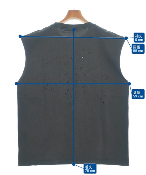 SATISFY（サティスファイ）Tシャツ・カットソー グレー サイズ:XL メンズ/2200656967070