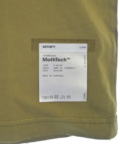 SATISFY（サティスファイ）Tシャツ・カットソー カーキ サイズ:M メンズ/2200656967094