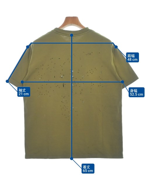 SATISFY（サティスファイ）Tシャツ・カットソー カーキ サイズ:M メンズ/2200656967094