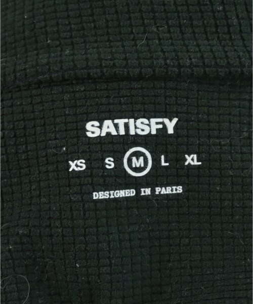 SATISFY（サティスファイ）Tシャツ・カットソー 黒 サイズ:M メンズ/2200652764048