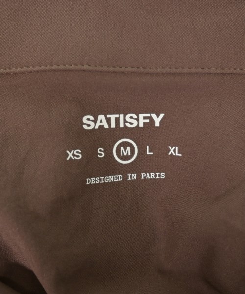 SATISFY（サティスファイ）カジュアルシャツ 茶 サイズ:M メンズ/2200662333173