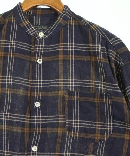 MODEM DESIGN（モデムデザイン）カジュアルシャツ 茶 サイズ:2(M位) メンズ/2200613143257