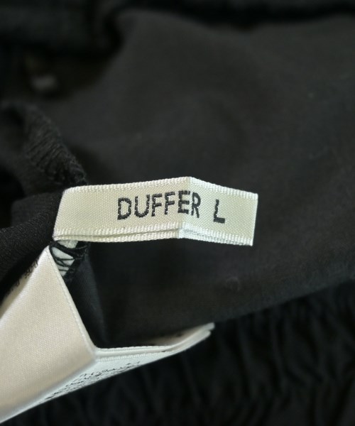 DUFFER（ダファー）カーゴパンツ 黒 サイズ:L メンズ/2200621445046