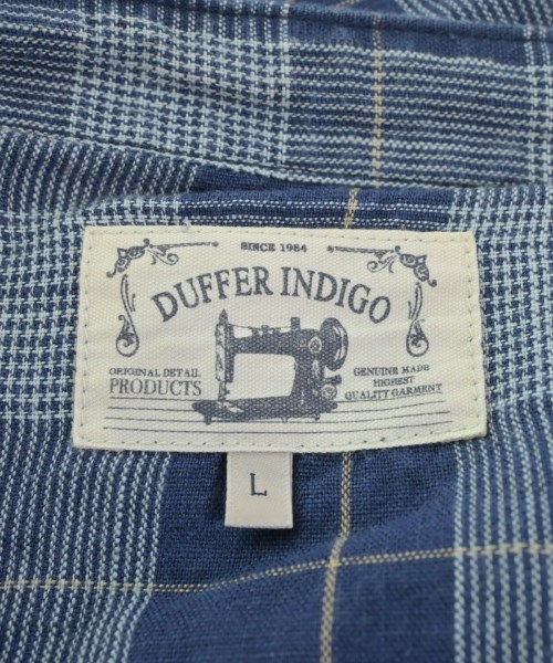 DUFFER（ダファー）カジュアルシャツ 青 サイズ:L メンズ/2200613727013