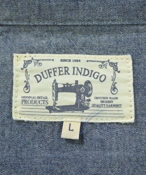 DUFFER（ダファー）カジュアルシャツ 紺 サイズ:L メンズ/2200706998221