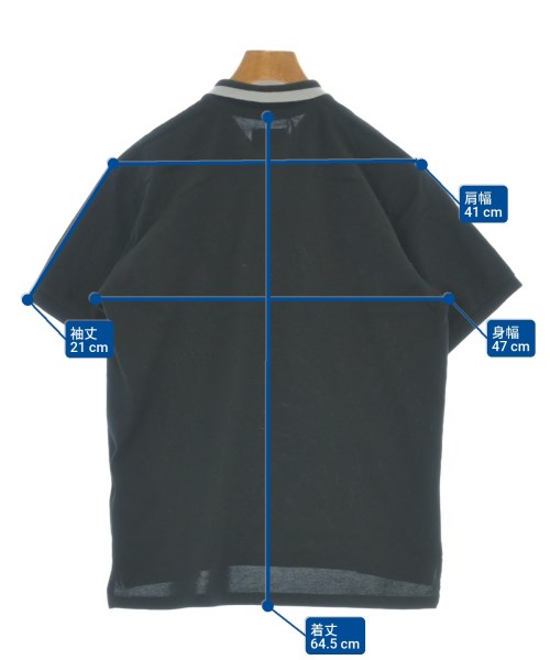 DUFFER（ダファー）ポロシャツ 黒 サイズ:M メンズ/2200652901221