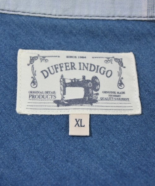 DUFFER（ダファー）カジュアルシャツ 青 サイズ:XL メンズ/2200682979047