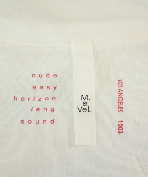 M.&Vel（エムアンドヴェル）Tシャツ・カットソー 白 サイズ:-(S位) レディース/2200729340144