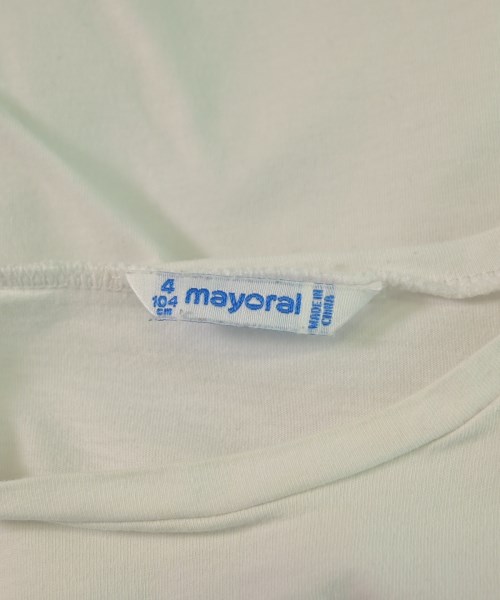 Mayoral（マヨラル）Tシャツ・カットソー 白 サイズ:104(3T-4T) キッズ/2200654593066