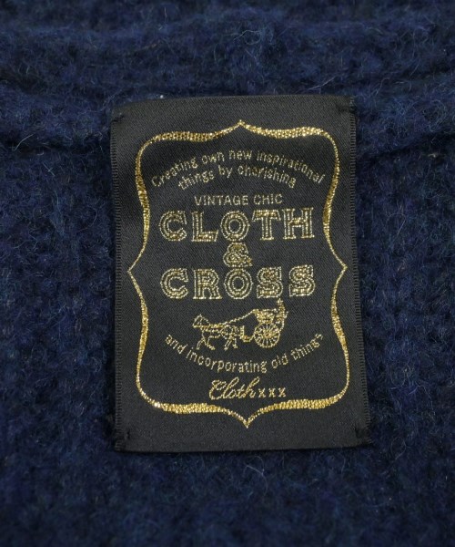 CLOTH&CROSS（クロスアンドクロス）ニット・セーター 紺 サイズ:F レディース/2200641004056