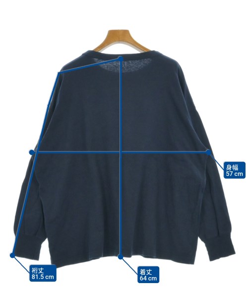 CLOTH&CROSS（クロスアンドクロス）Tシャツ・カットソー 青 サイズ:F レディース/2200687999057