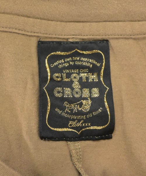 CLOTH&CROSS（クロスアンドクロス）Tシャツ・カットソー 茶 サイズ:F レディース/2200706729054