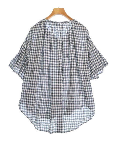 CLOTH&CROSS（クロスアンドクロス）ブラウス 紺 サイズ:F レディース/2200706729146