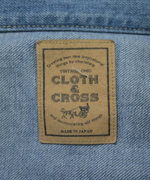 CLOTH&CROSS（クロスアンドクロス）デニムジャケット 青 サイズ:F レディース/2200723298038