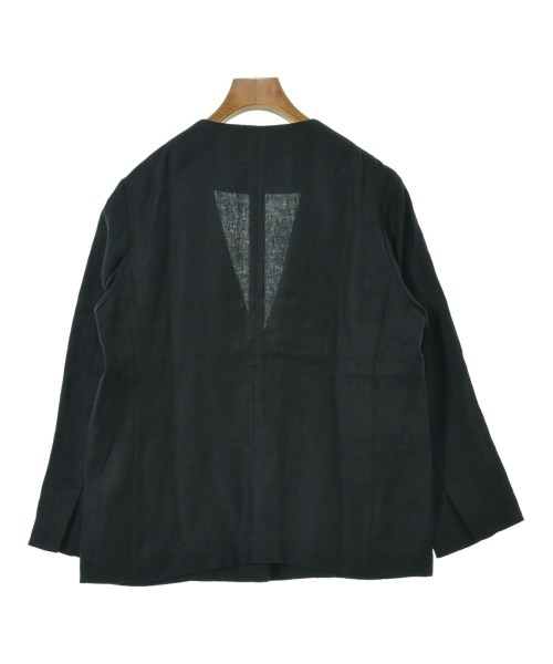 CLOTH&CROSS（クロスアンドクロス）ノーカラージャケット 黒 サイズ:1(S位) レディース/2200689027024