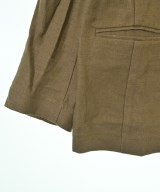 CLOTH&CROSS（クロスアンドクロス）ノーカラージャケット カーキ サイズ:1(S位) レディース/2200689027031